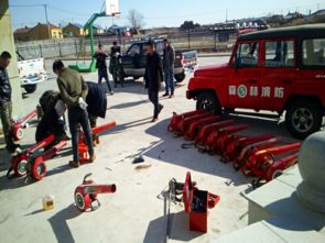 陈旗防火工作站全力备战春季防火，开展灭火机具与通讯设备检修工作